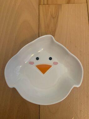 Miniso Penguin Bird Owl Trinket Jewelry Dish White Ceramic